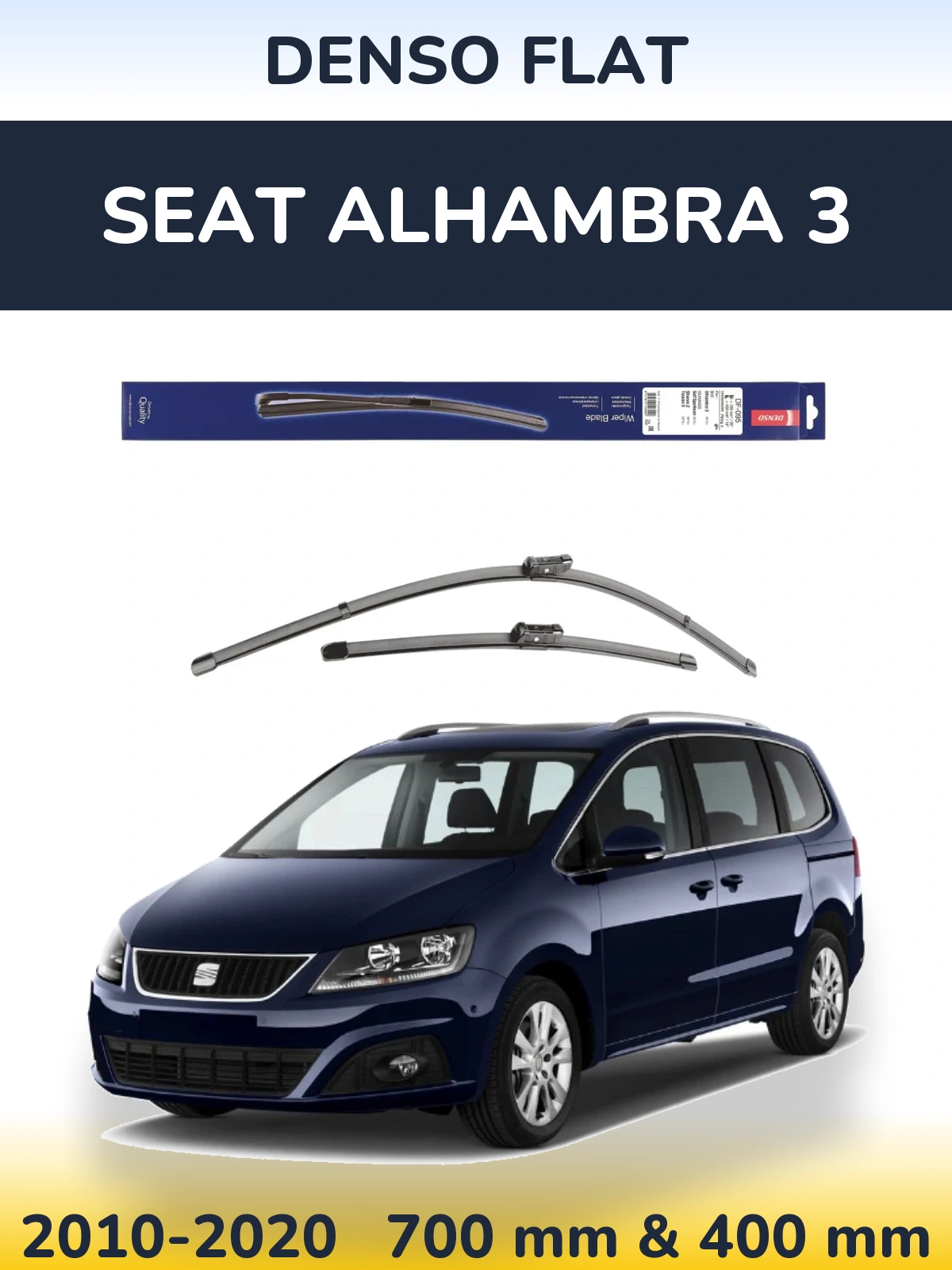 Ștergătoare Denso Flat pentru SEAT Alhambra 3
