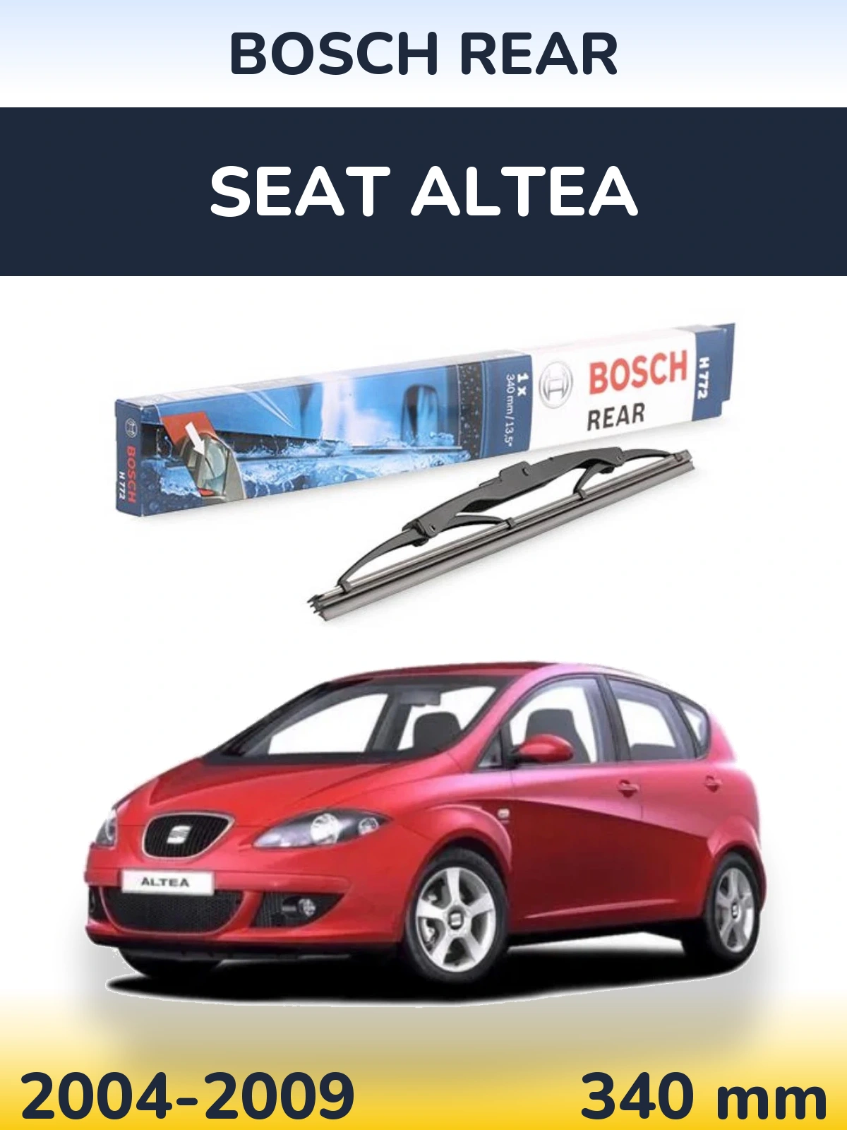 Ștergătoare BOSCH Rear pentru SEAT Altea