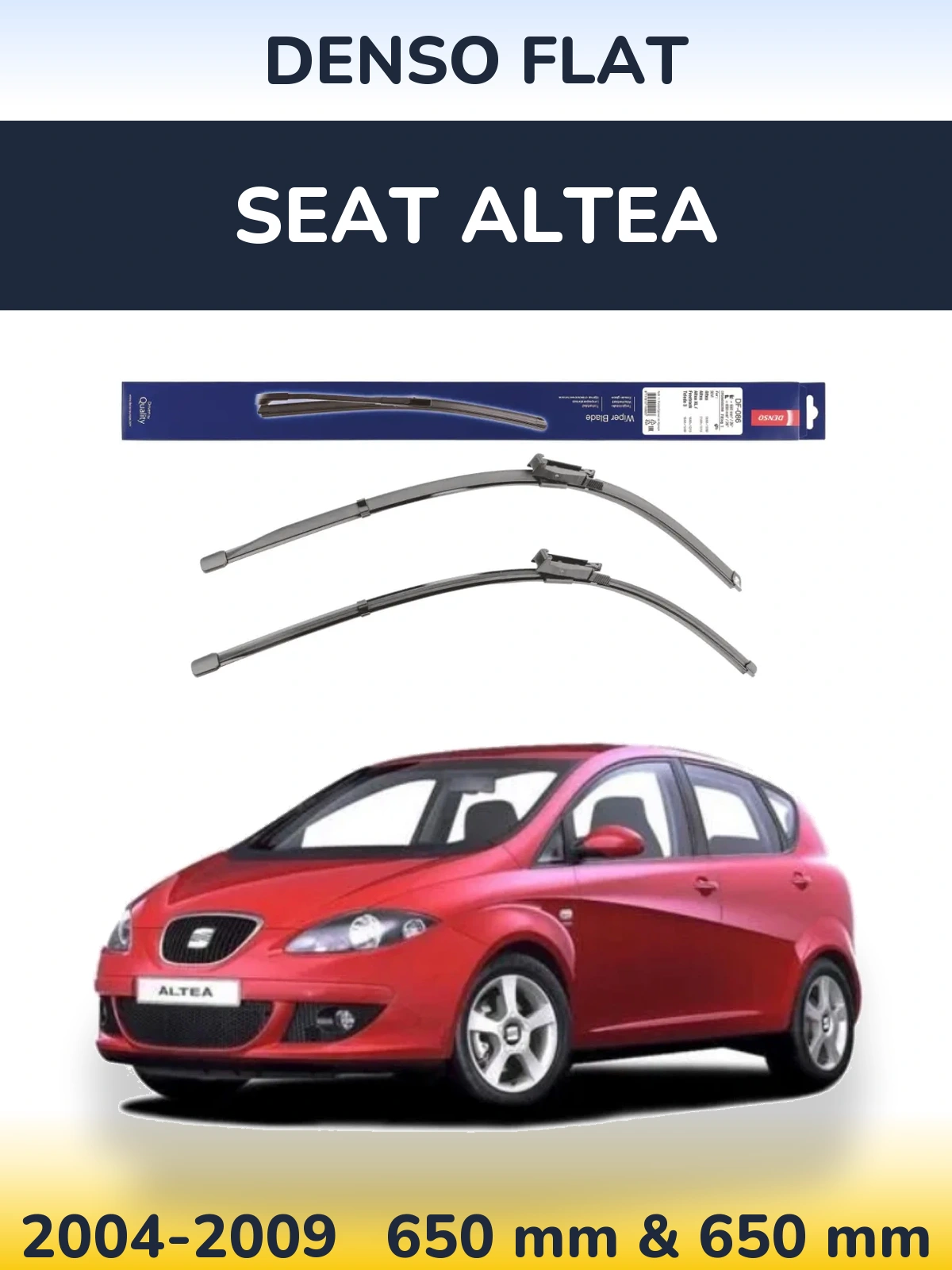 Ștergătoare Denso Flat pentru SEAT Altea