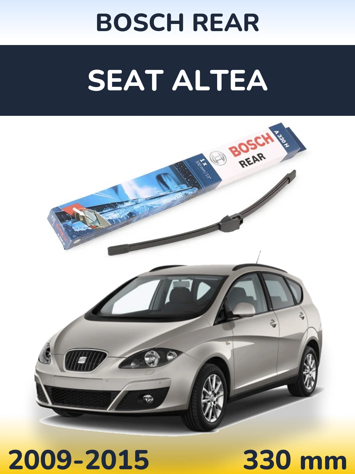 Ștergătoare BOSCH Rear pentru SEAT Altea