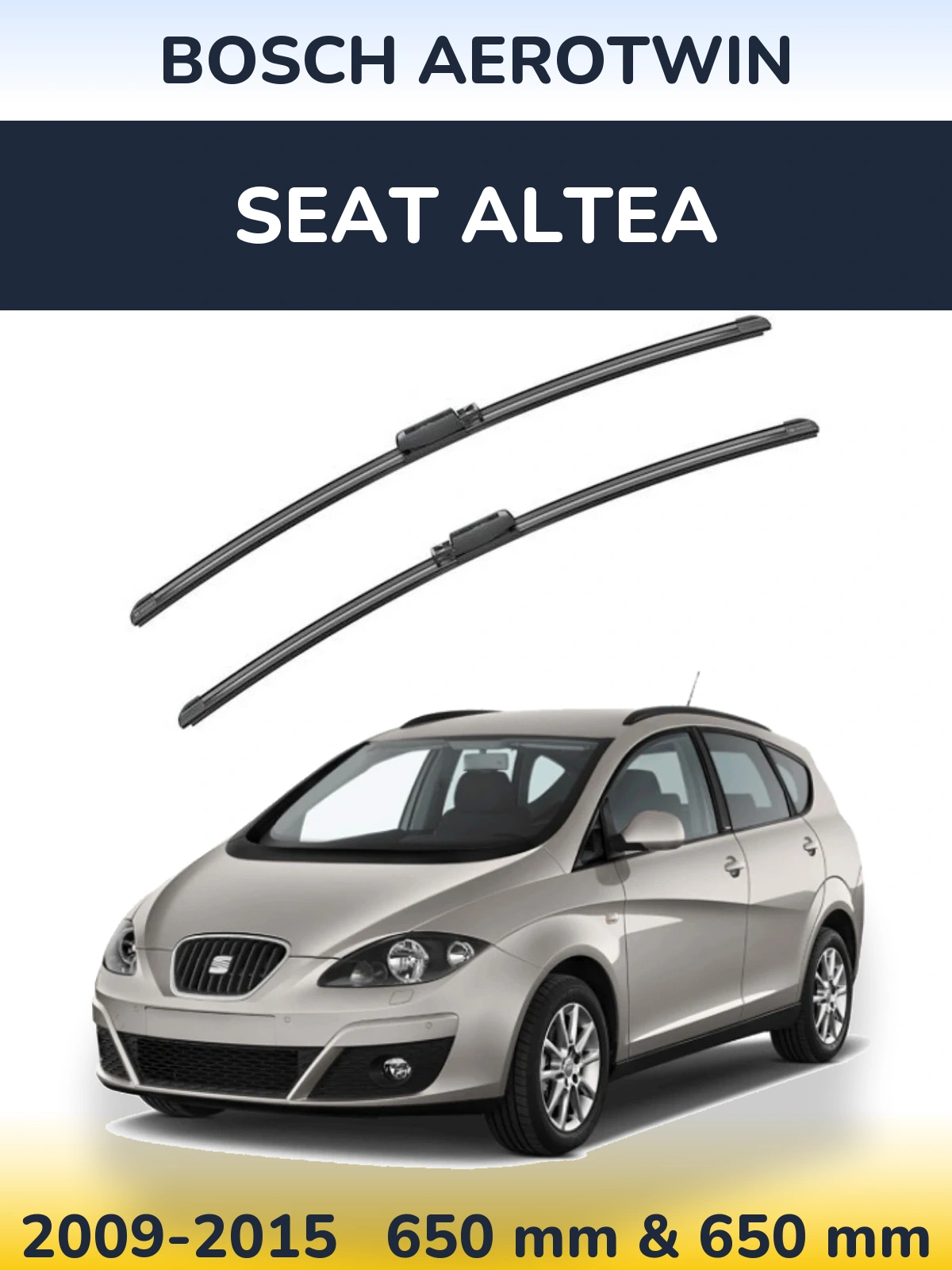 Ștergătoare BOSCH AeroTwin pentru SEAT Altea