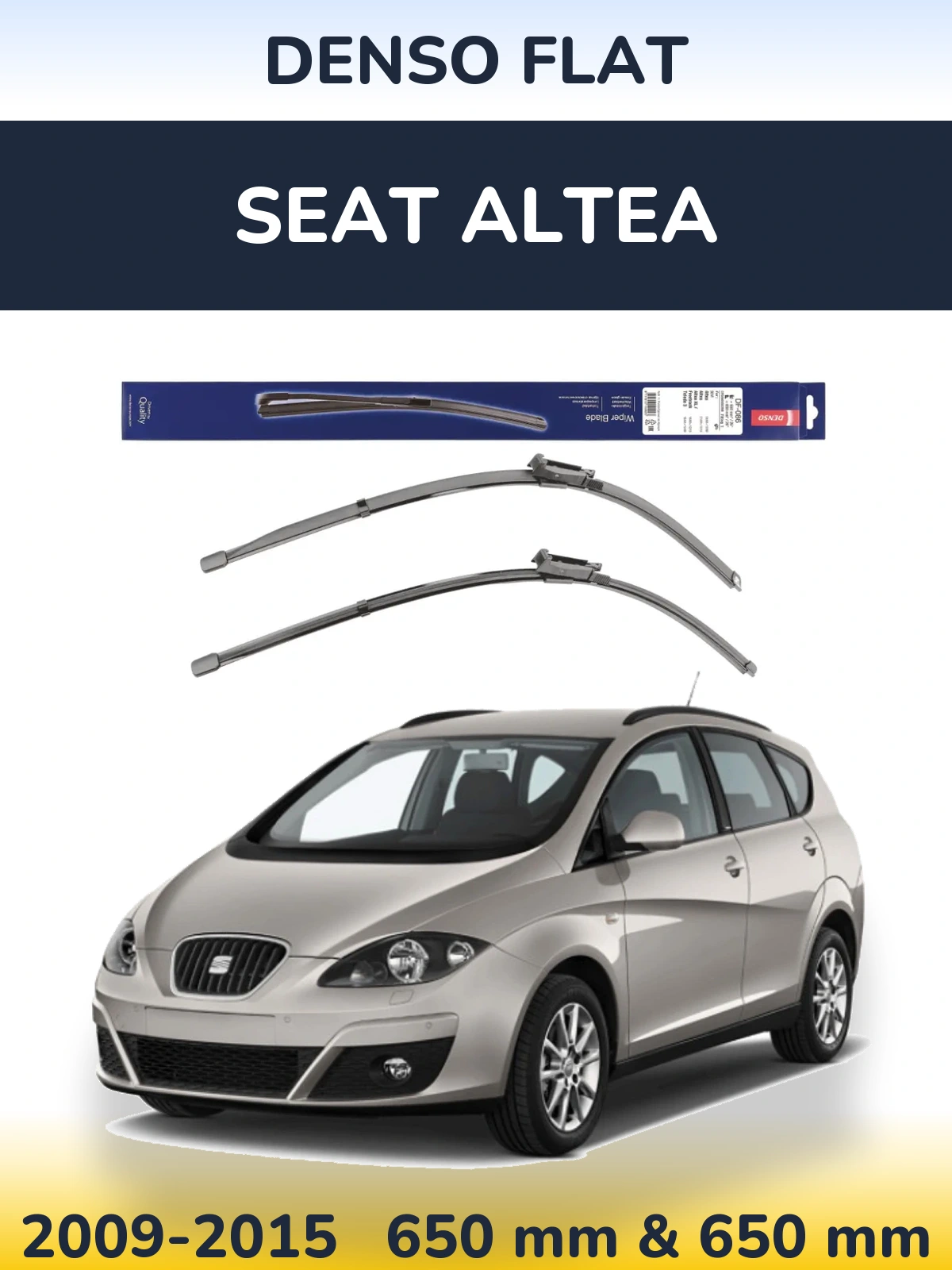 Ștergătoare Denso Flat pentru SEAT Altea