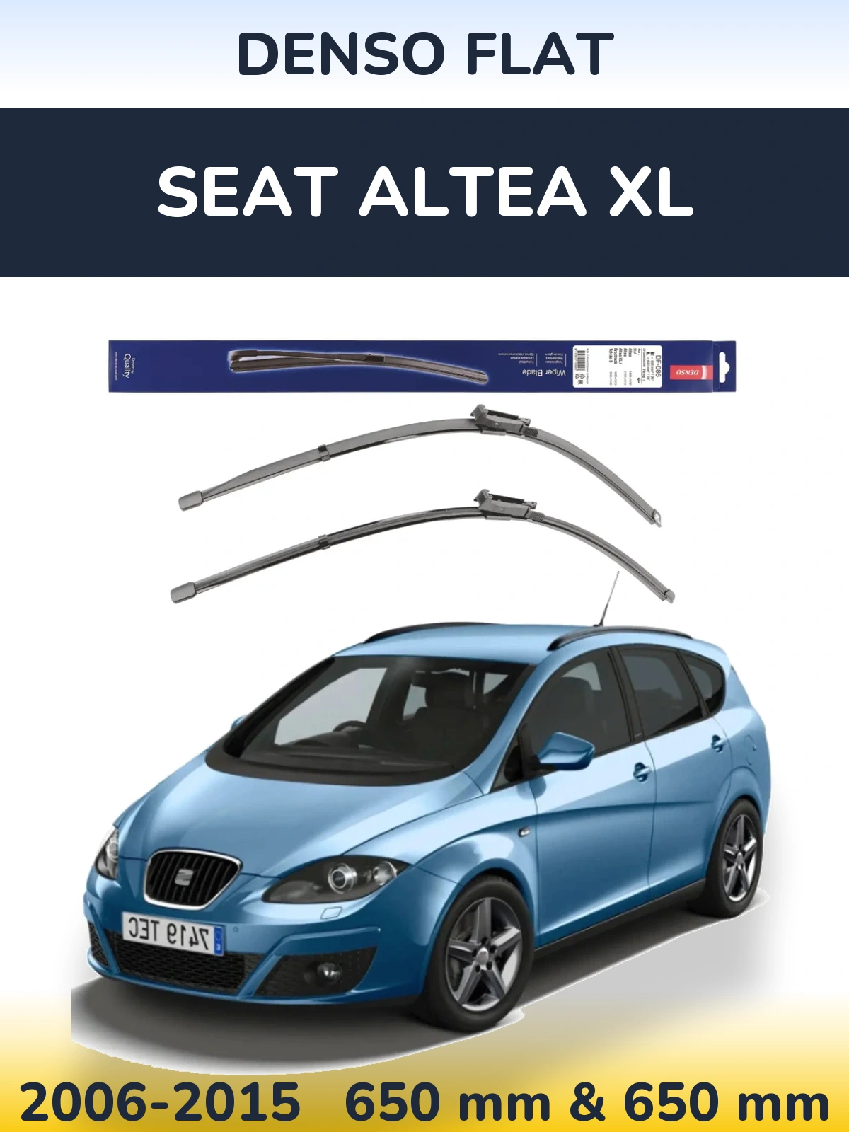Ștergătoare Denso Flat pentru SEAT Altea XL