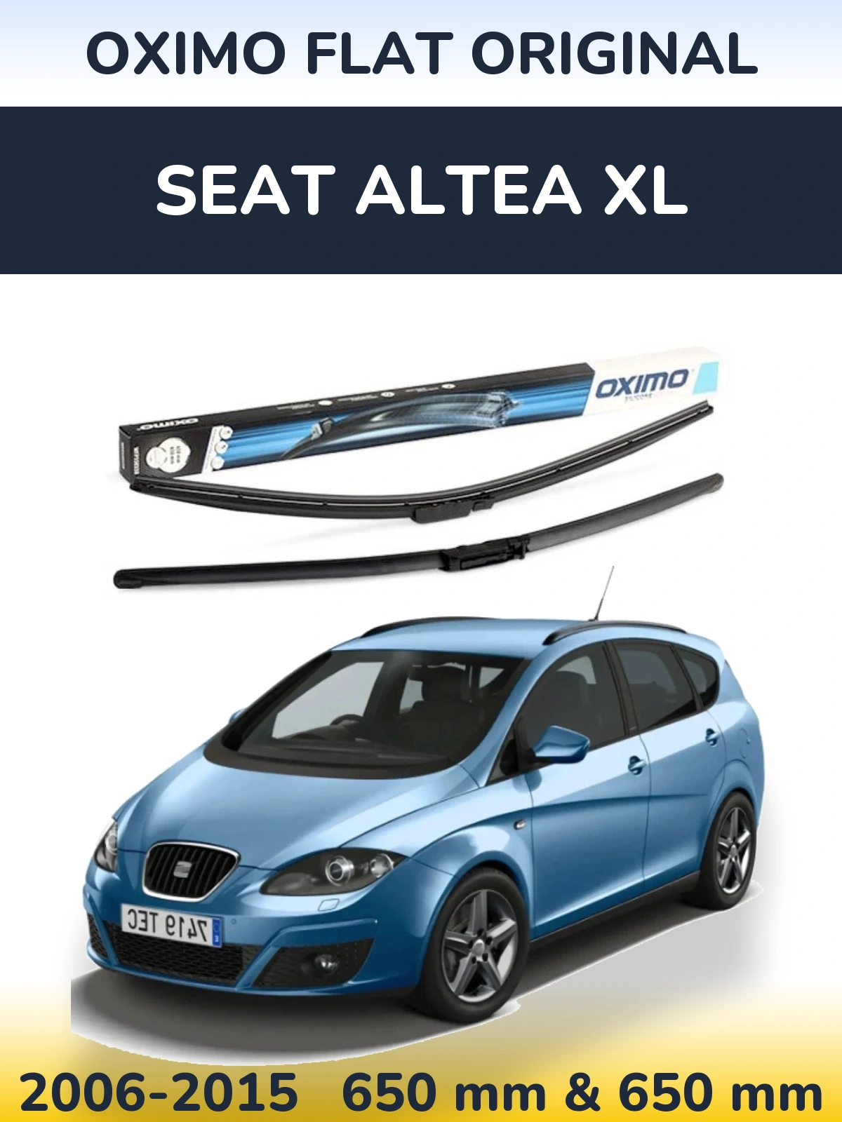 Ștergătoare Oximo Flat Original pentru SEAT Altea XL