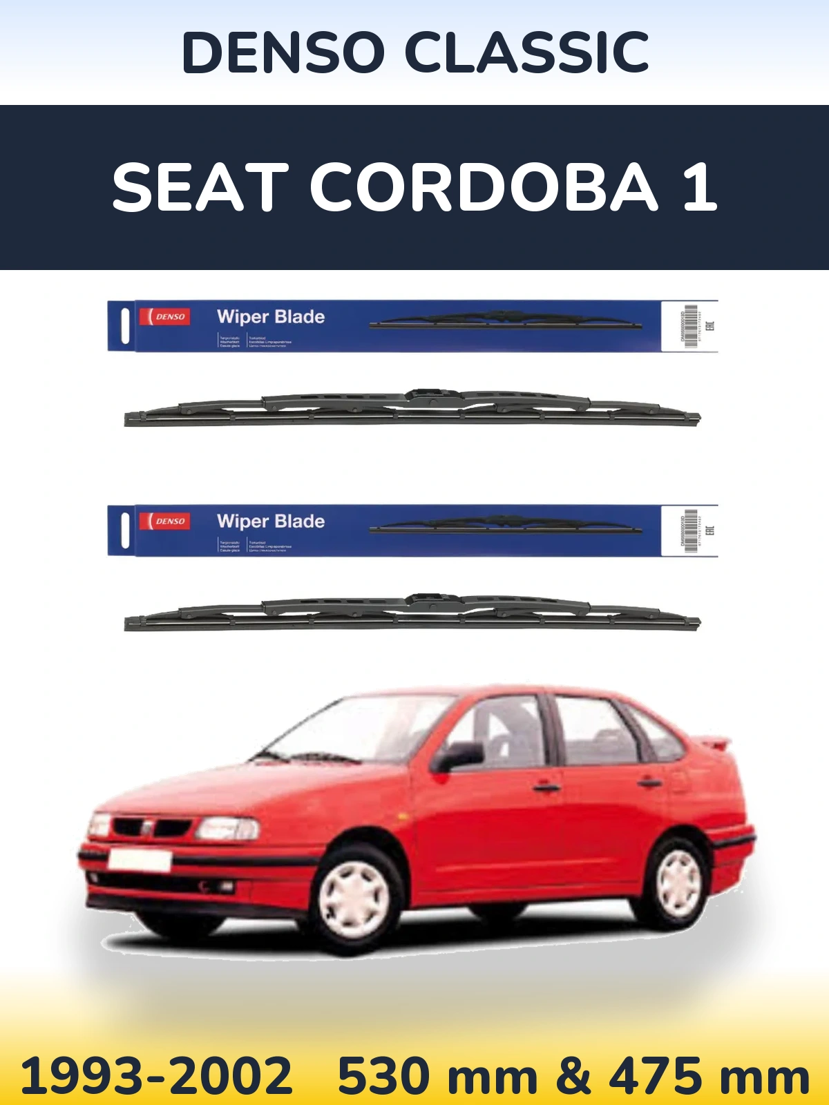 Ștergătoare Denso Classic pentru SEAT Cordoba 1
