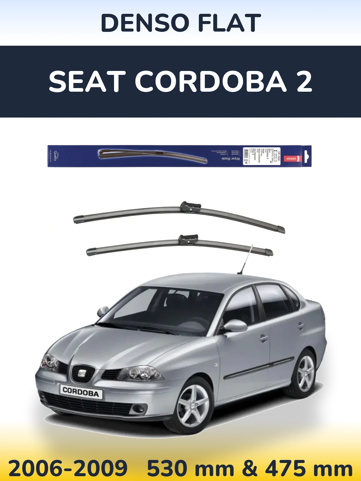 Ștergătoare Denso Flat pentru SEAT Cordoba 2