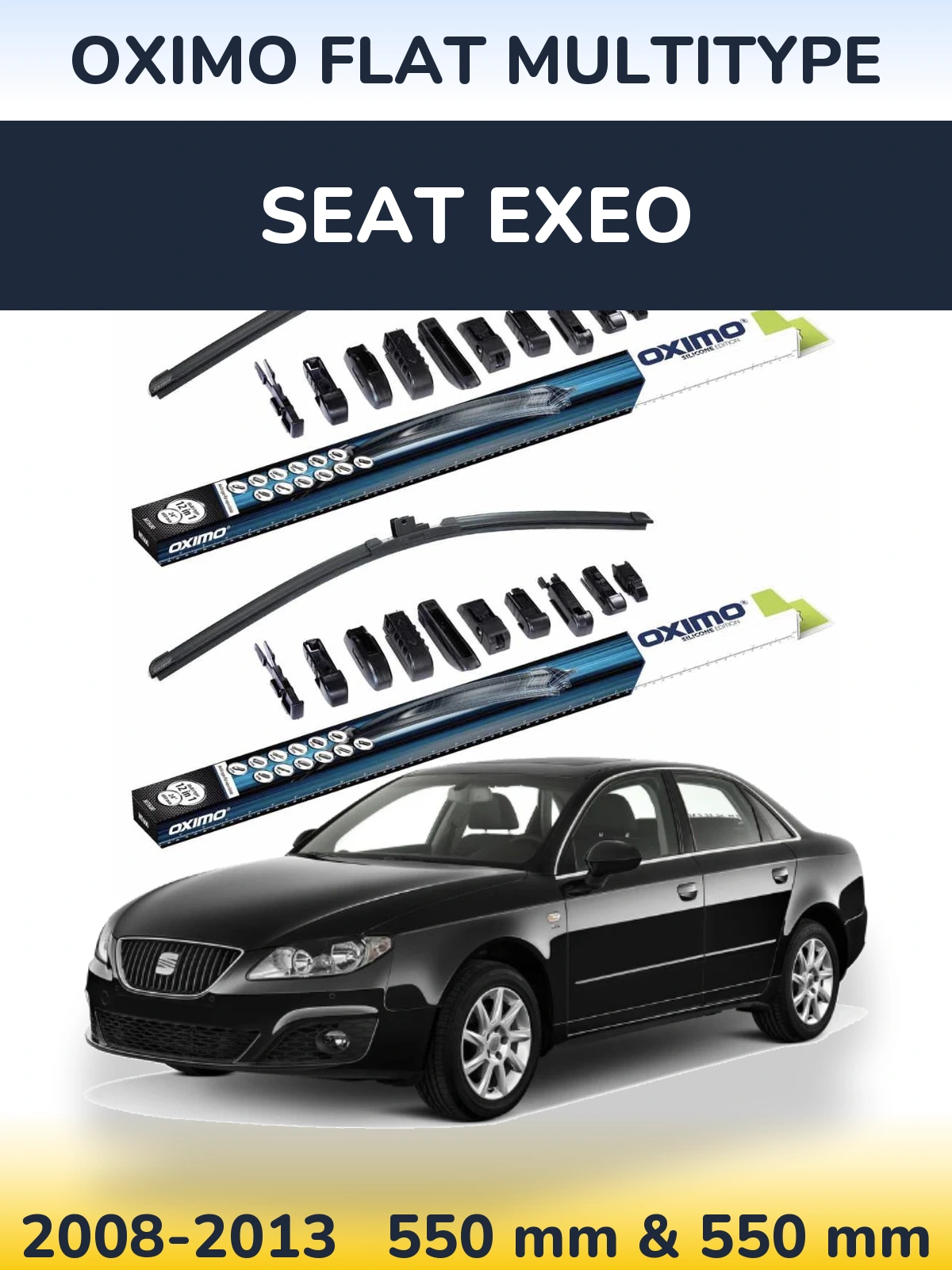 Ștergătoare Oximo Flat MultiTipe pentru SEAT Exeo