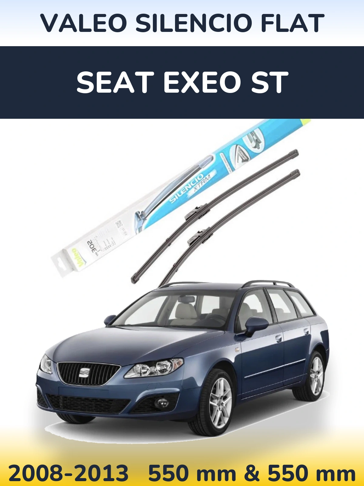 Ștergătoare Valeo Silencio Flat pentru SEAT Exeo ST