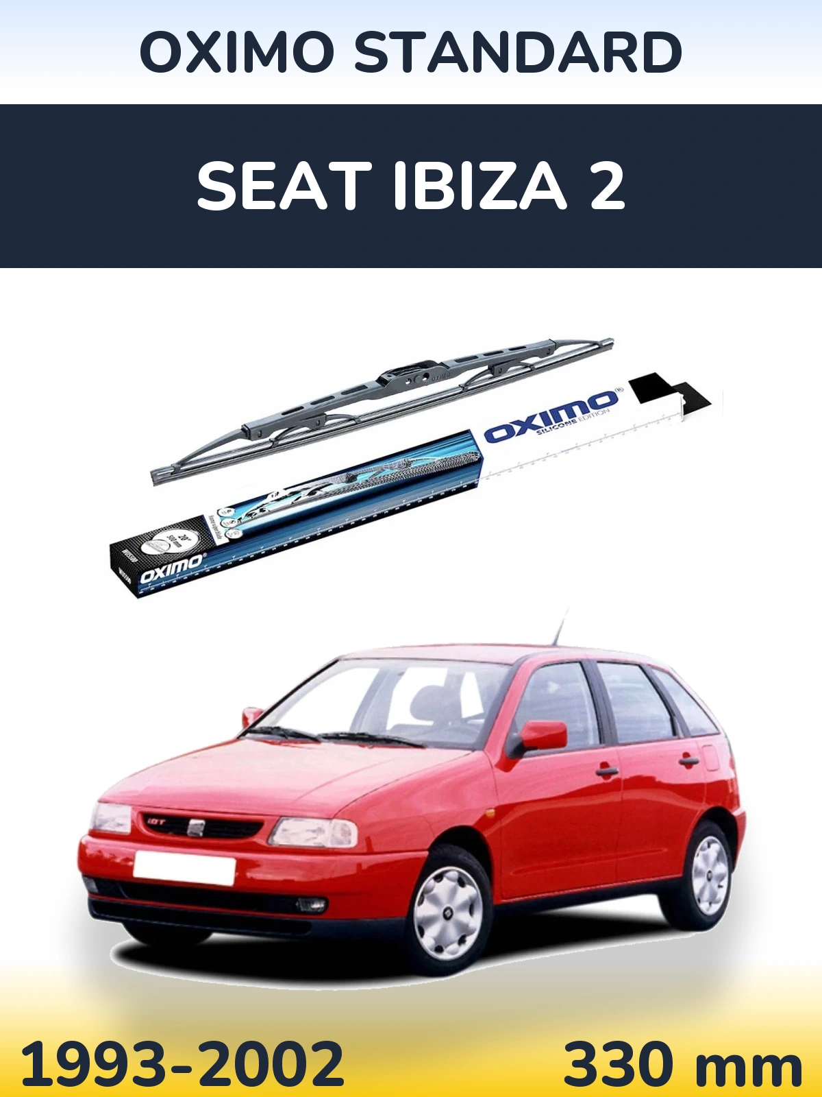Ștergătoare Oximo Standard pentru SEAT Ibiza 2