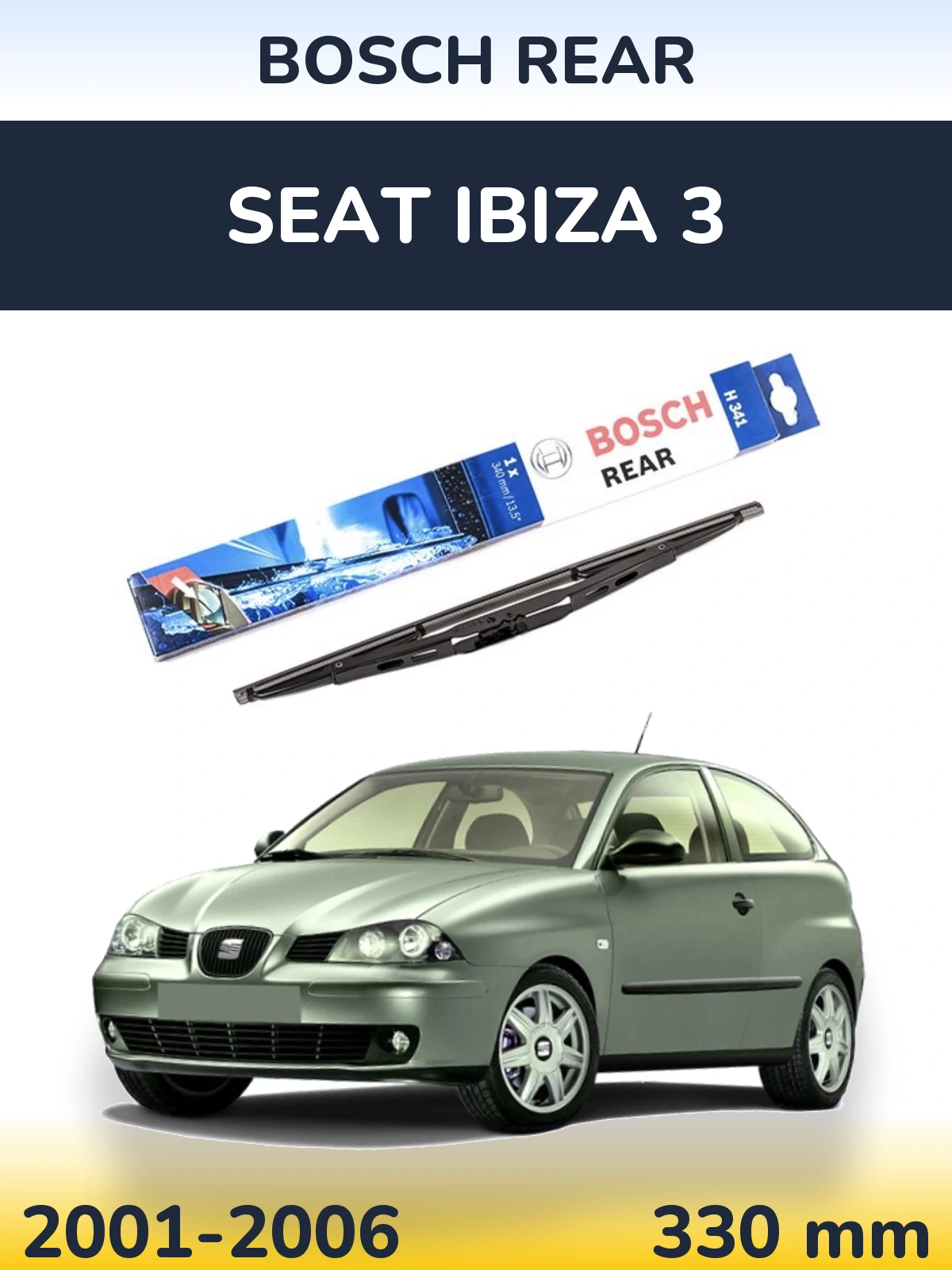 Ștergătoare BOSCH Rear pentru SEAT Ibiza 3