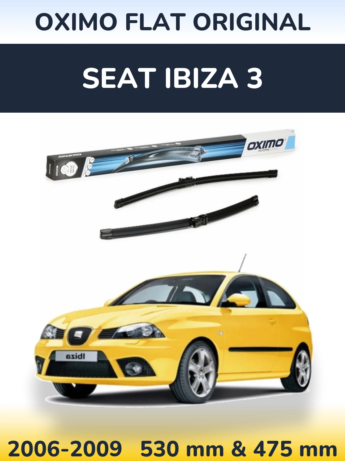Ștergătoare Oximo Flat Original pentru SEAT Ibiza 3