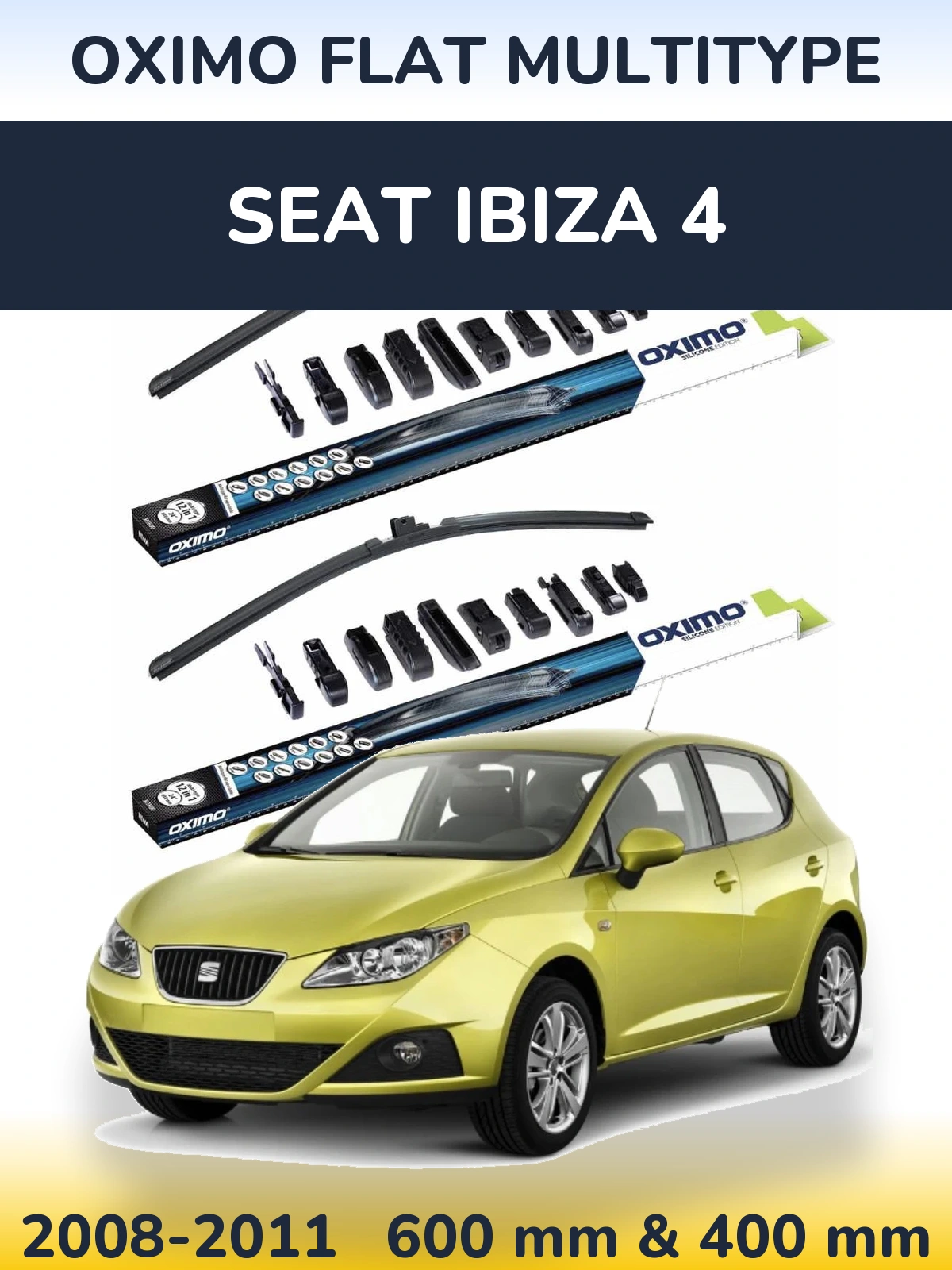 Ștergătoare Oximo Flat MultiTipe pentru SEAT Ibiza 4