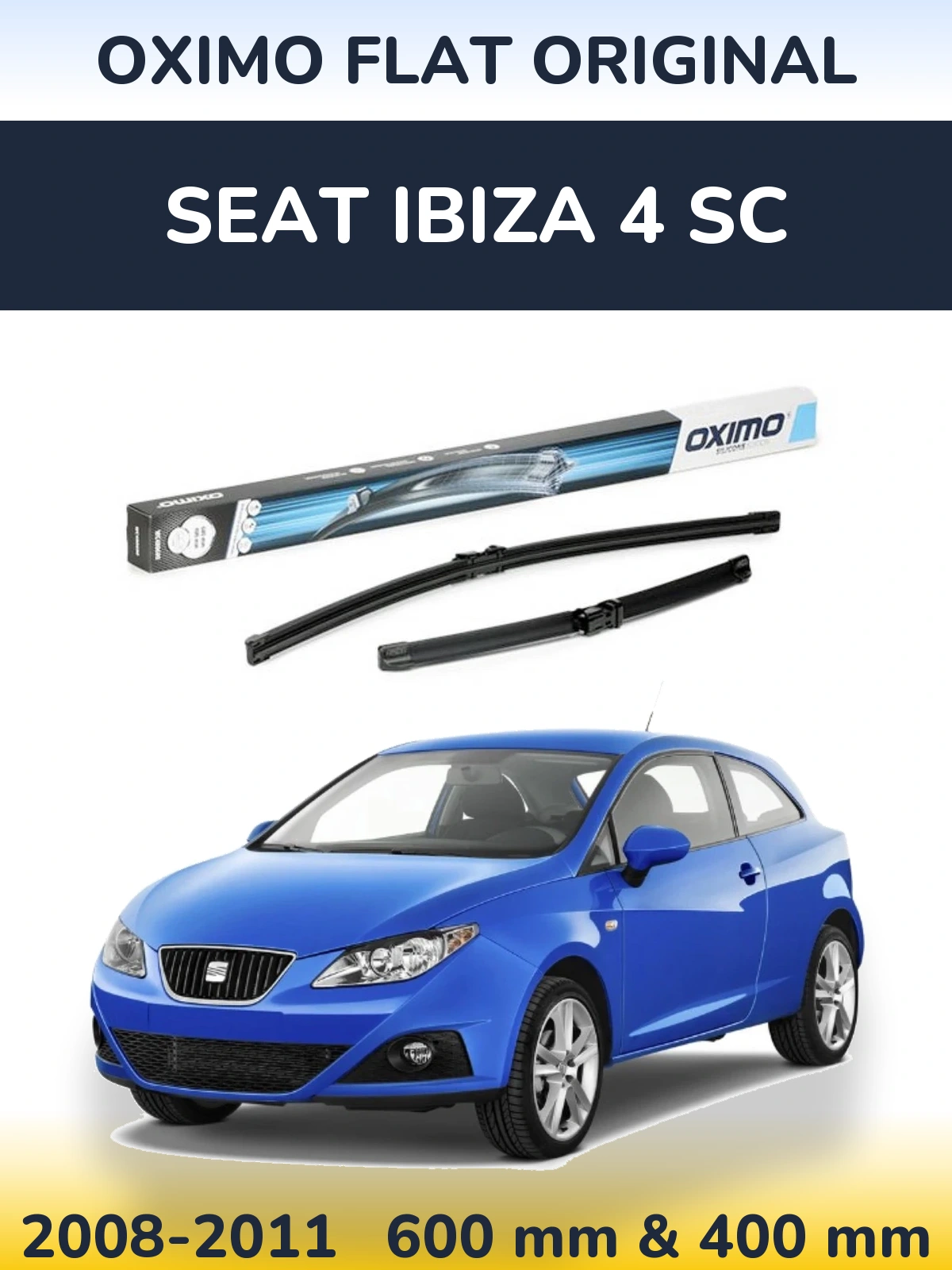 Ștergătoare Oximo Flat Original pentru SEAT Ibiza 4 SC