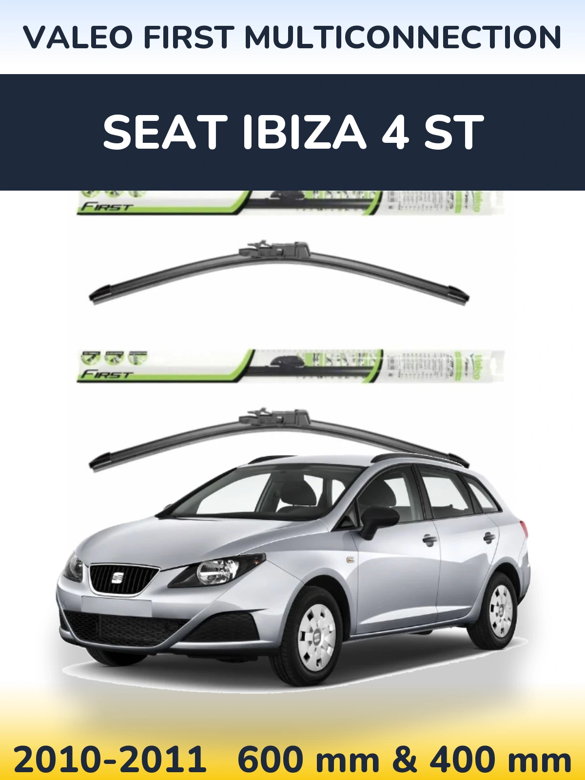 Ștergătoare Valeo First MultiConnection pentru SEAT Ibiza 4 ST