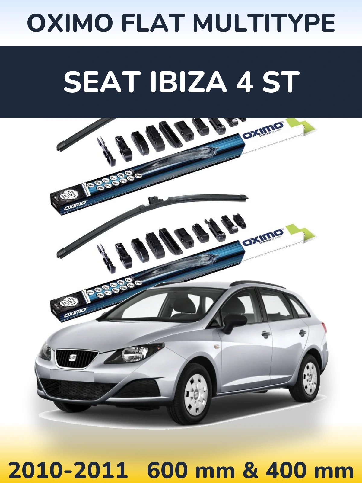 Ștergătoare Oximo Flat MultiTipe pentru SEAT Ibiza 4 ST