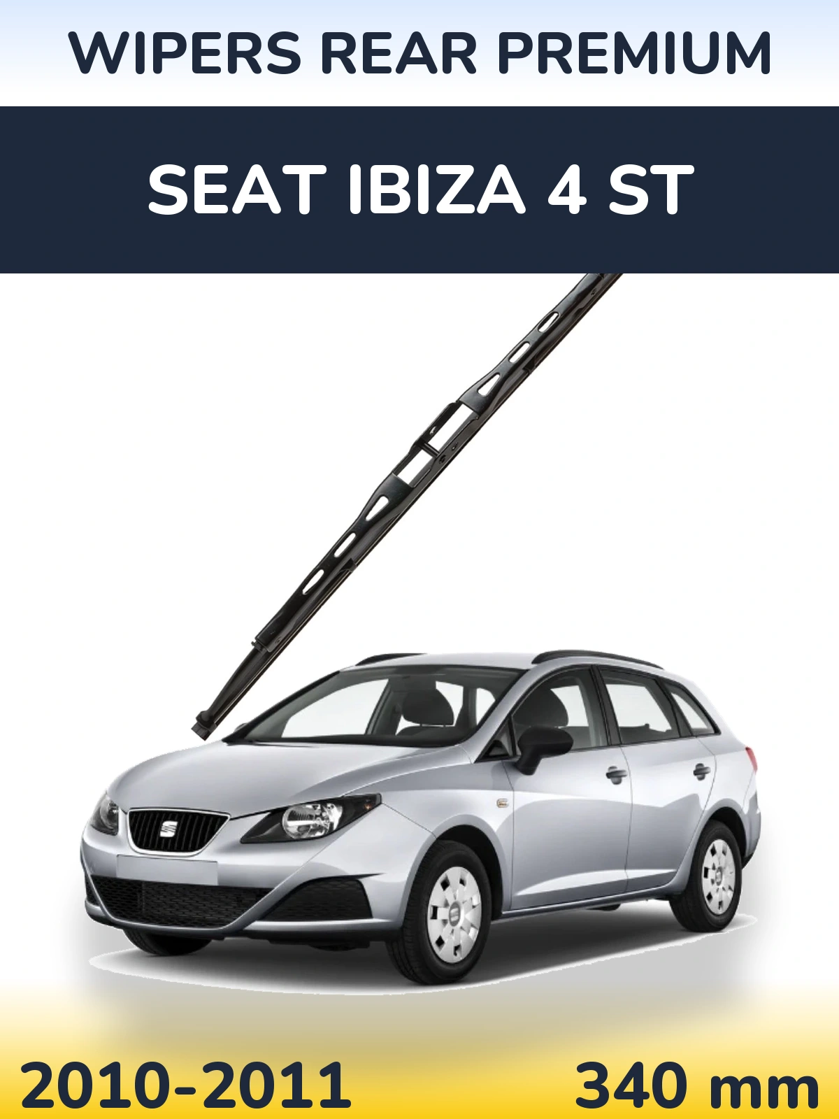 Ștergătoare WIPERS REAR PREMIUM pentru SEAT Ibiza 4 ST