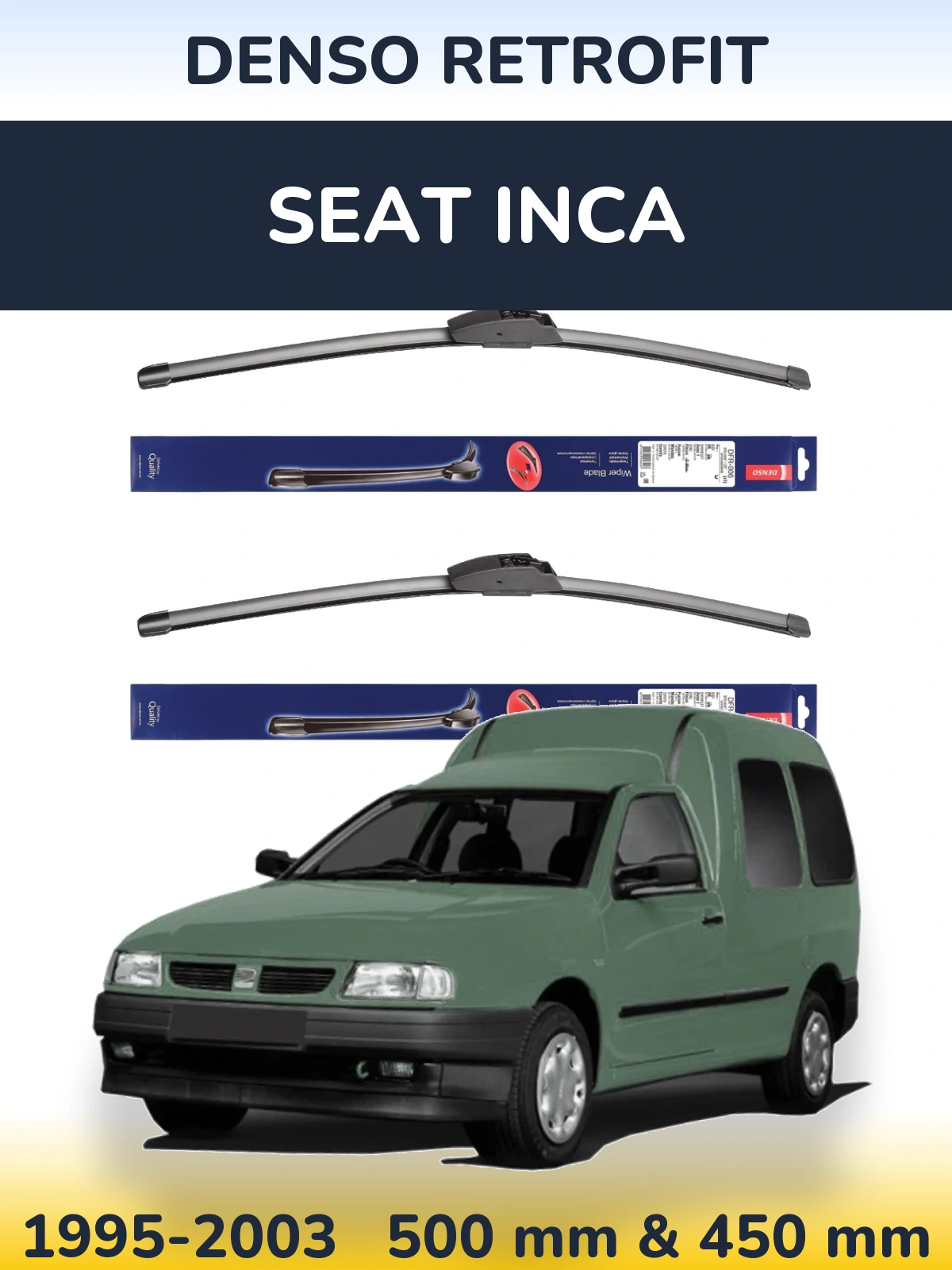 Ștergătoare Denso Retrofit pentru SEAT Inca
