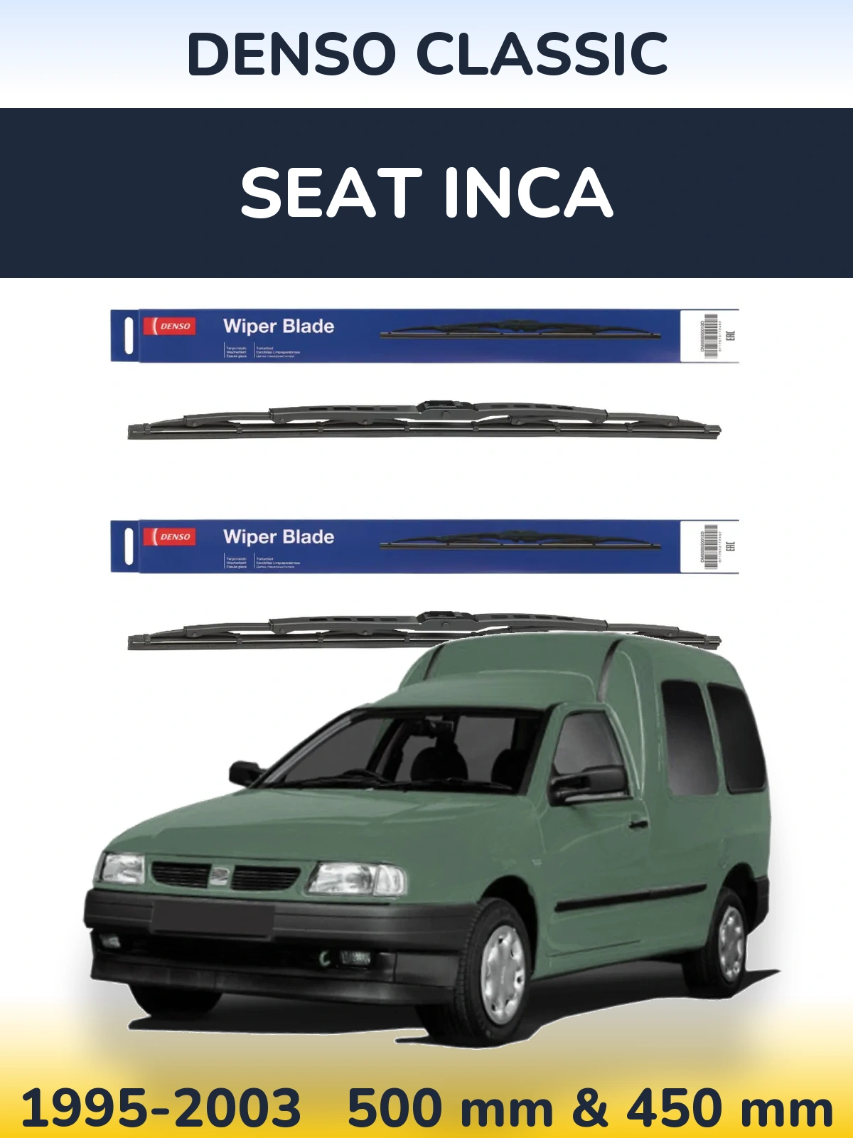 Ștergătoare Denso Classic pentru SEAT Inca