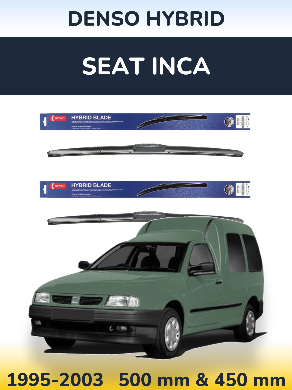 Ștergătoare Denso Hybrid pentru SEAT Inca