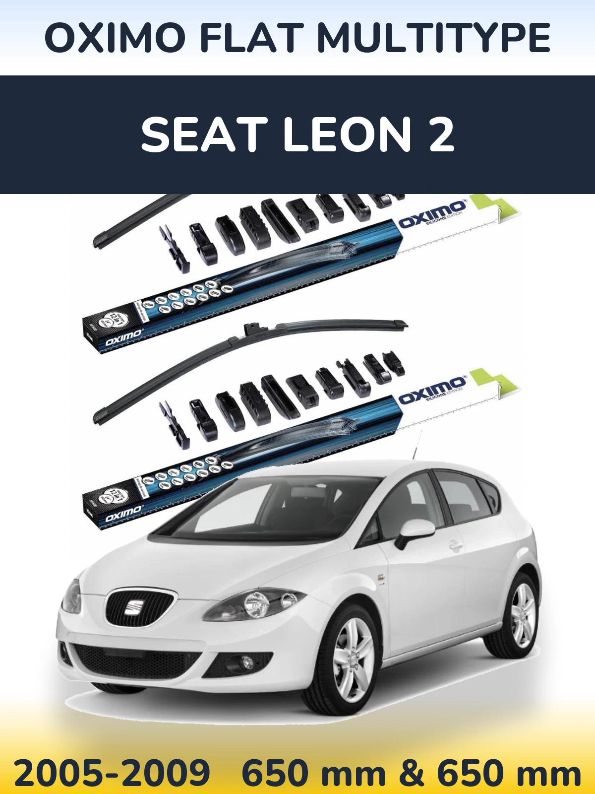 Ștergătoare Oximo Flat MultiTipe pentru SEAT Leon 2