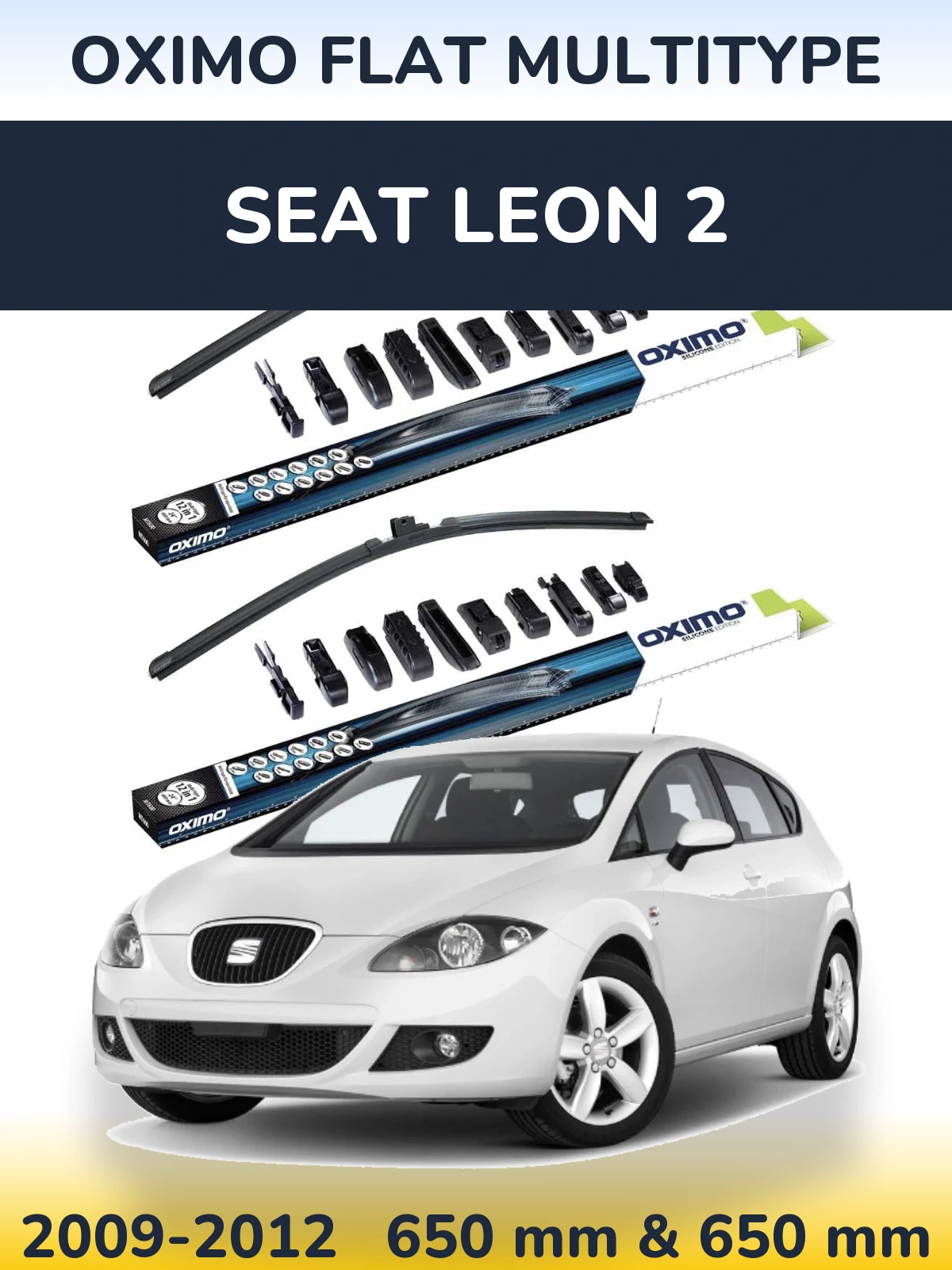 Ștergătoare Oximo Flat MultiTipe pentru SEAT Leon 2