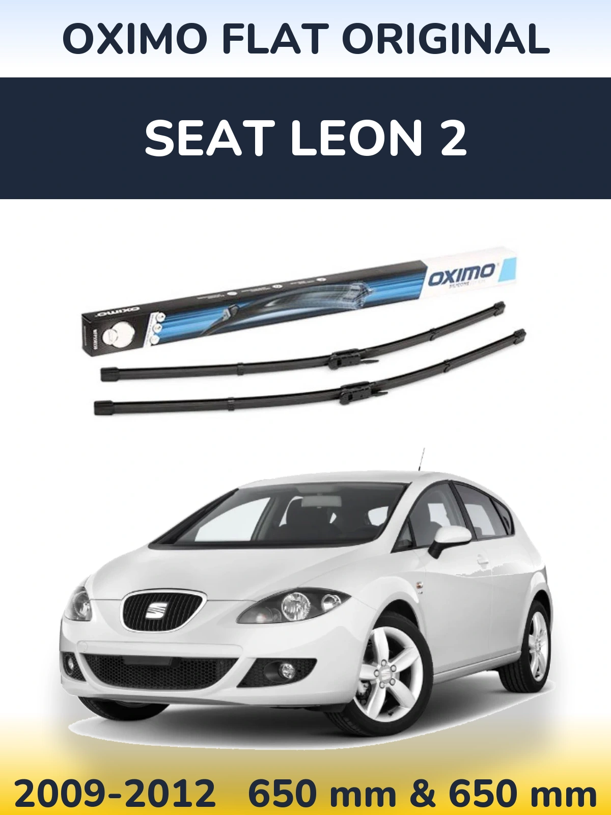 Ștergătoare Oximo Flat Original pentru SEAT Leon 2