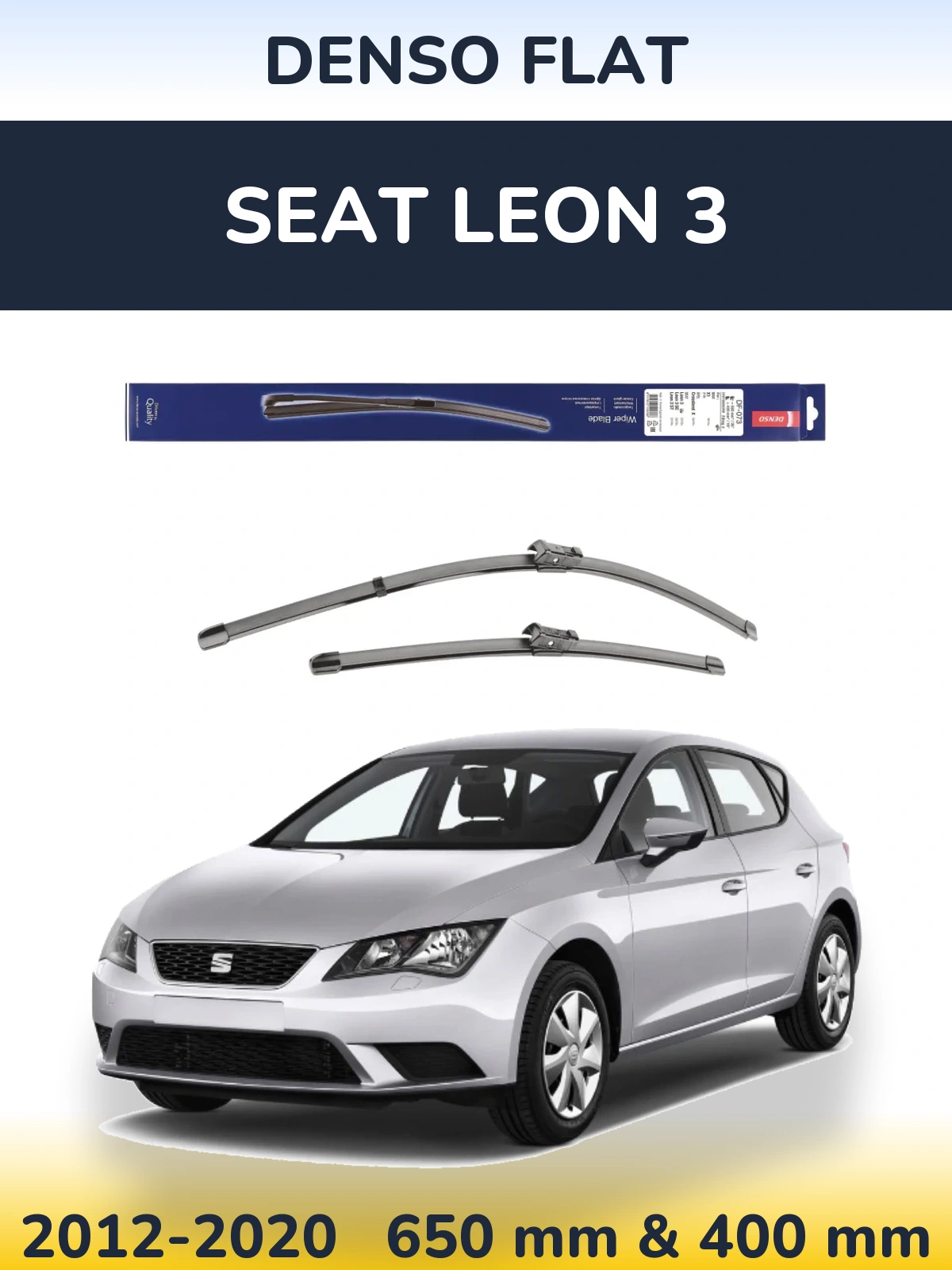 Ștergătoare Denso Flat pentru SEAT Leon 3