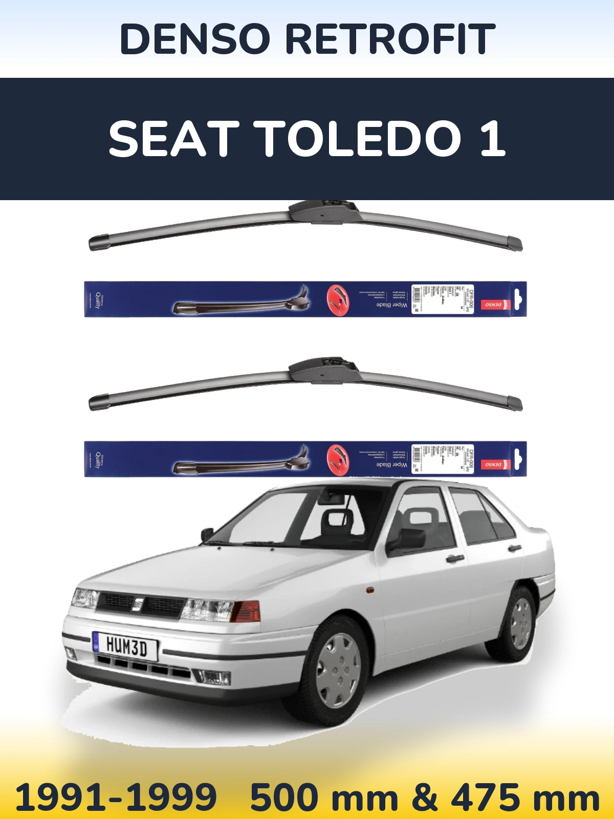 Ștergătoare Denso Retrofit pentru SEAT Toledo 1