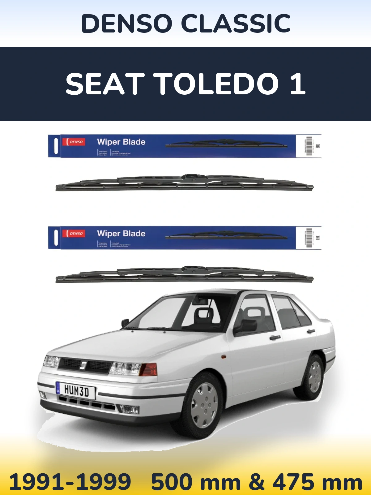Ștergătoare Denso Classic pentru SEAT Toledo 1
