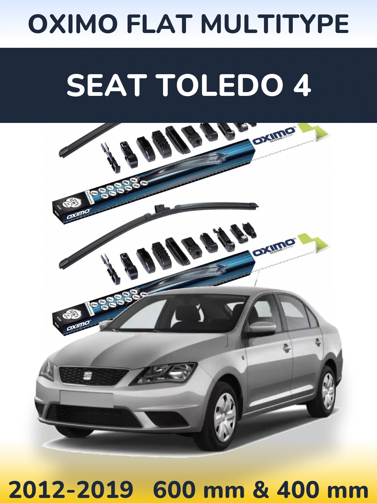 Ștergătoare Oximo Flat MultiTipe pentru SEAT Toledo 4