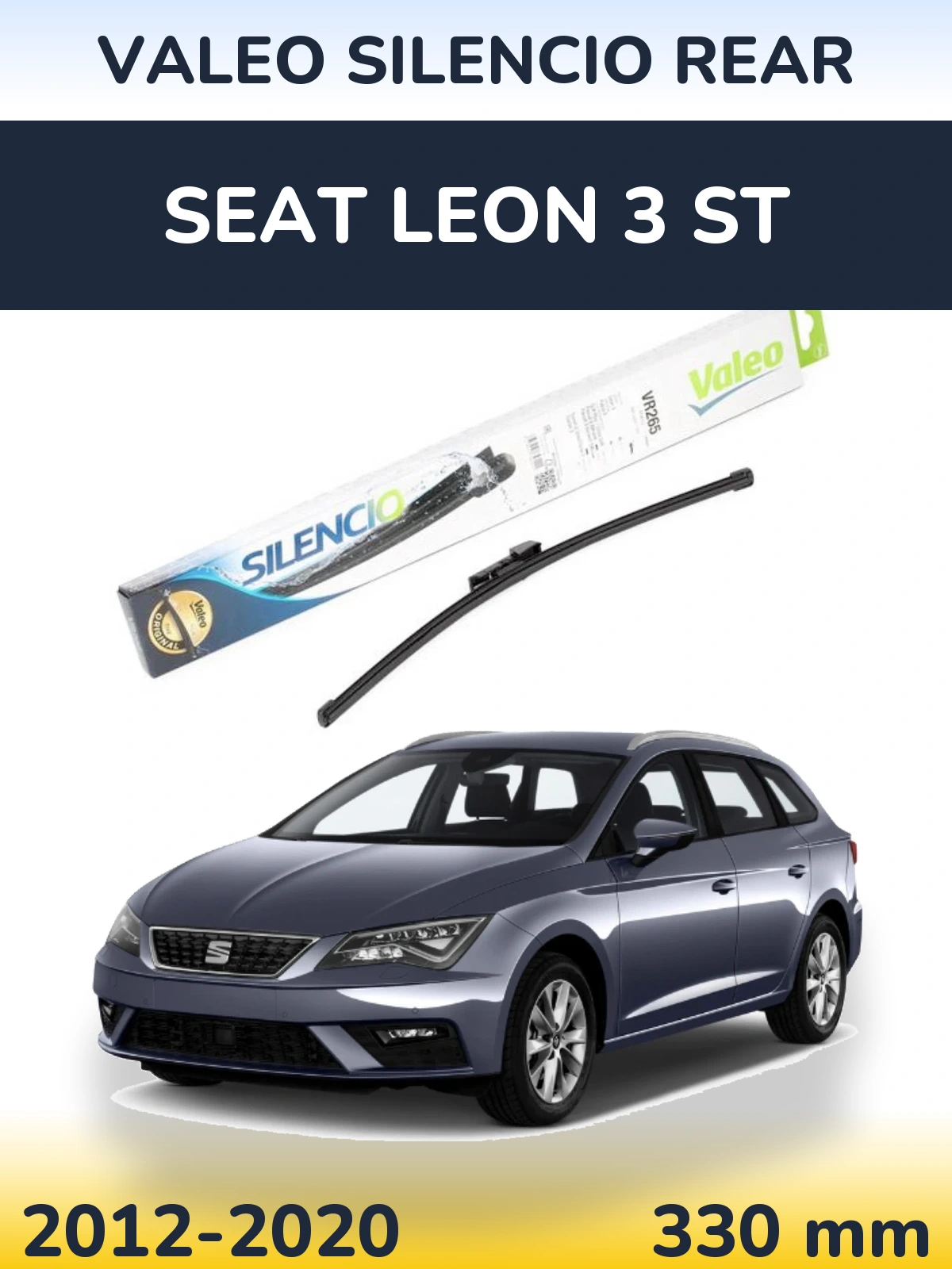 Ștergătoare Valeo Silencio Rear pentru SEAT Leon 3 ST