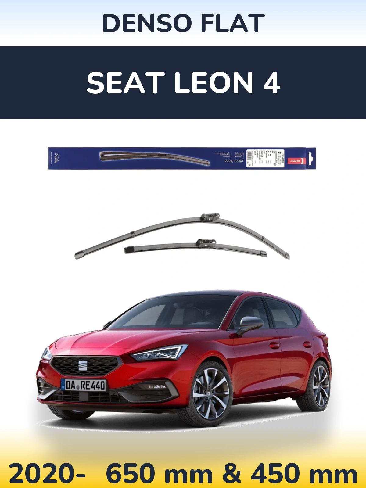Ștergătoare Denso Flat pentru SEAT Leon 4