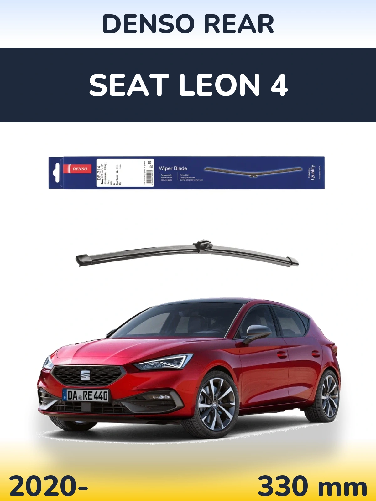 Ștergătoare Denso Rear pentru SEAT Leon 4