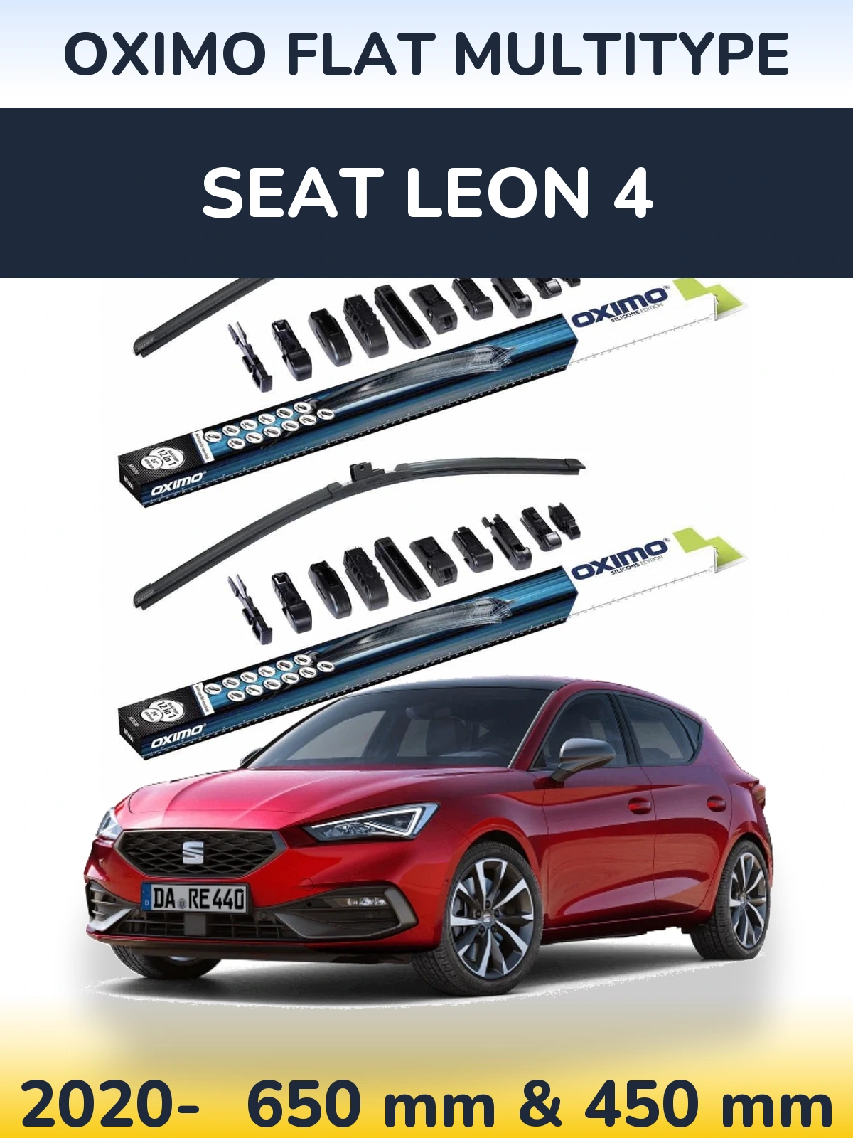 Ștergătoare Oximo Flat MultiTipe pentru SEAT Leon 4