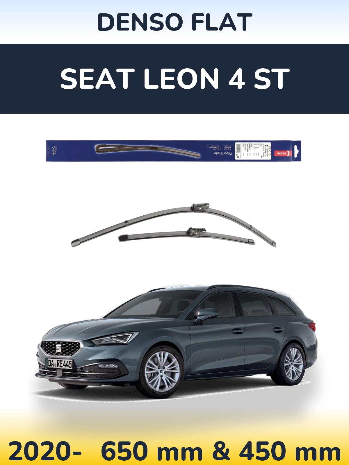 Ștergătoare Denso Flat pentru SEAT Leon 4 ST