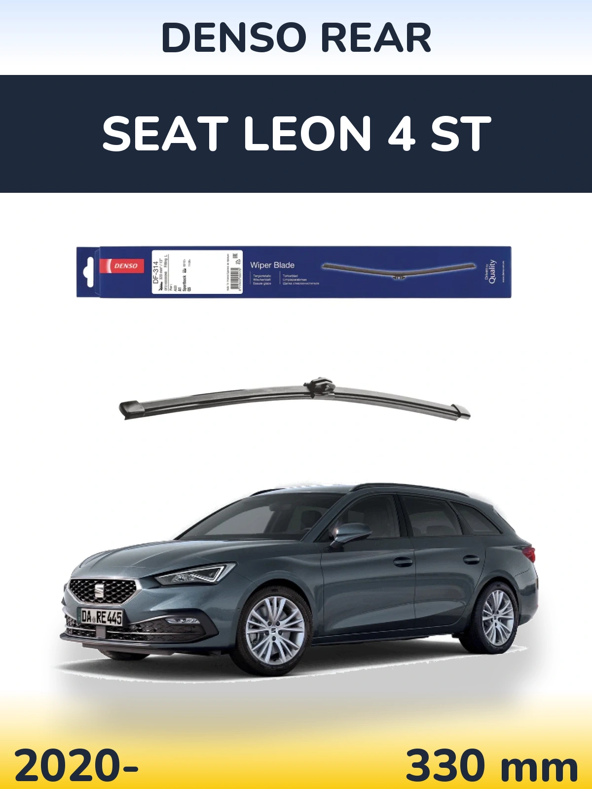 Ștergătoare Denso Rear pentru SEAT Leon 4 ST