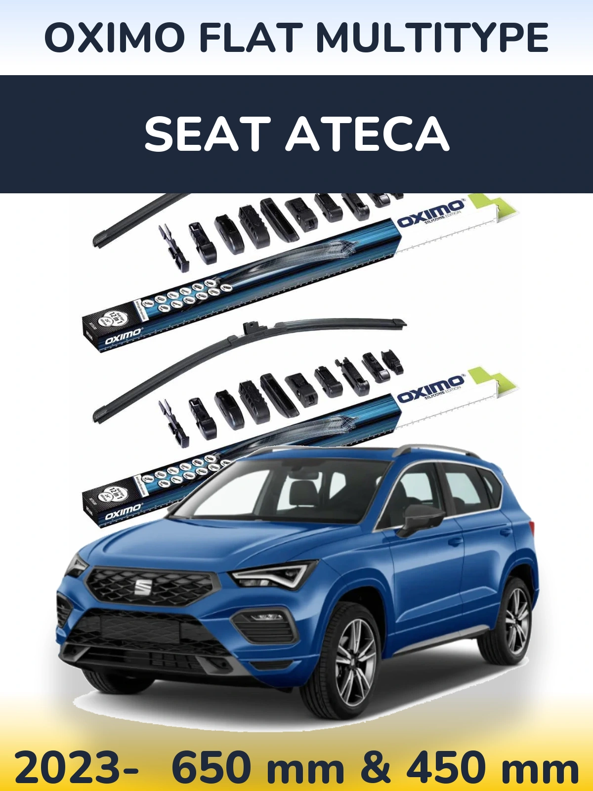 Ștergătoare Oximo Flat MultiTipe pentru SEAT Ateca