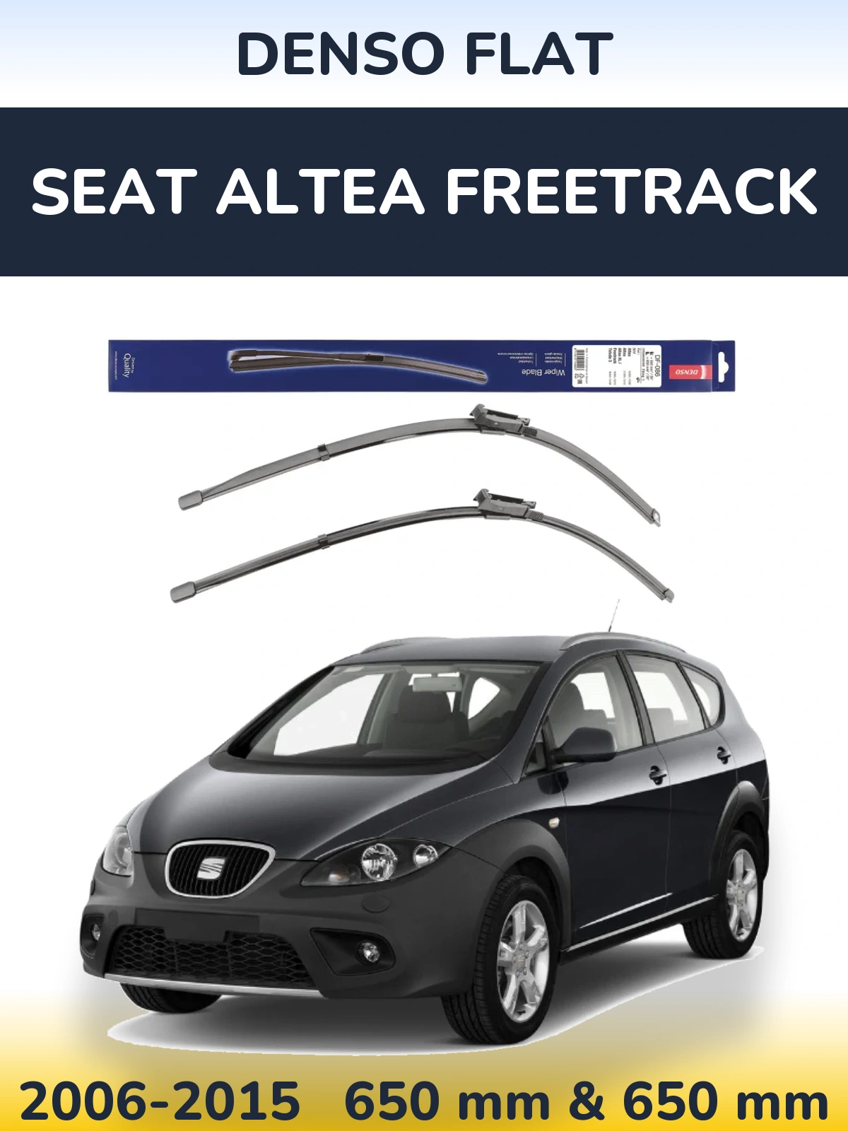Ștergătoare Denso Flat pentru SEAT Altea Freetrack