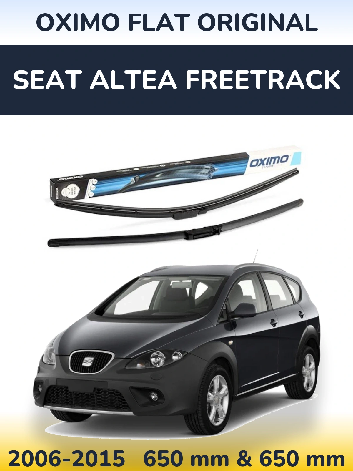 Ștergătoare Oximo Flat Original pentru SEAT Altea Freetrack