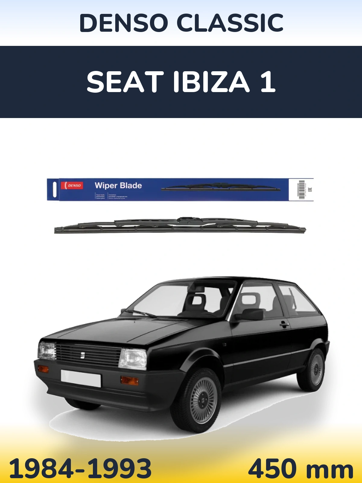 Ștergătoare Denso Classic pentru SEAT Ibiza 1