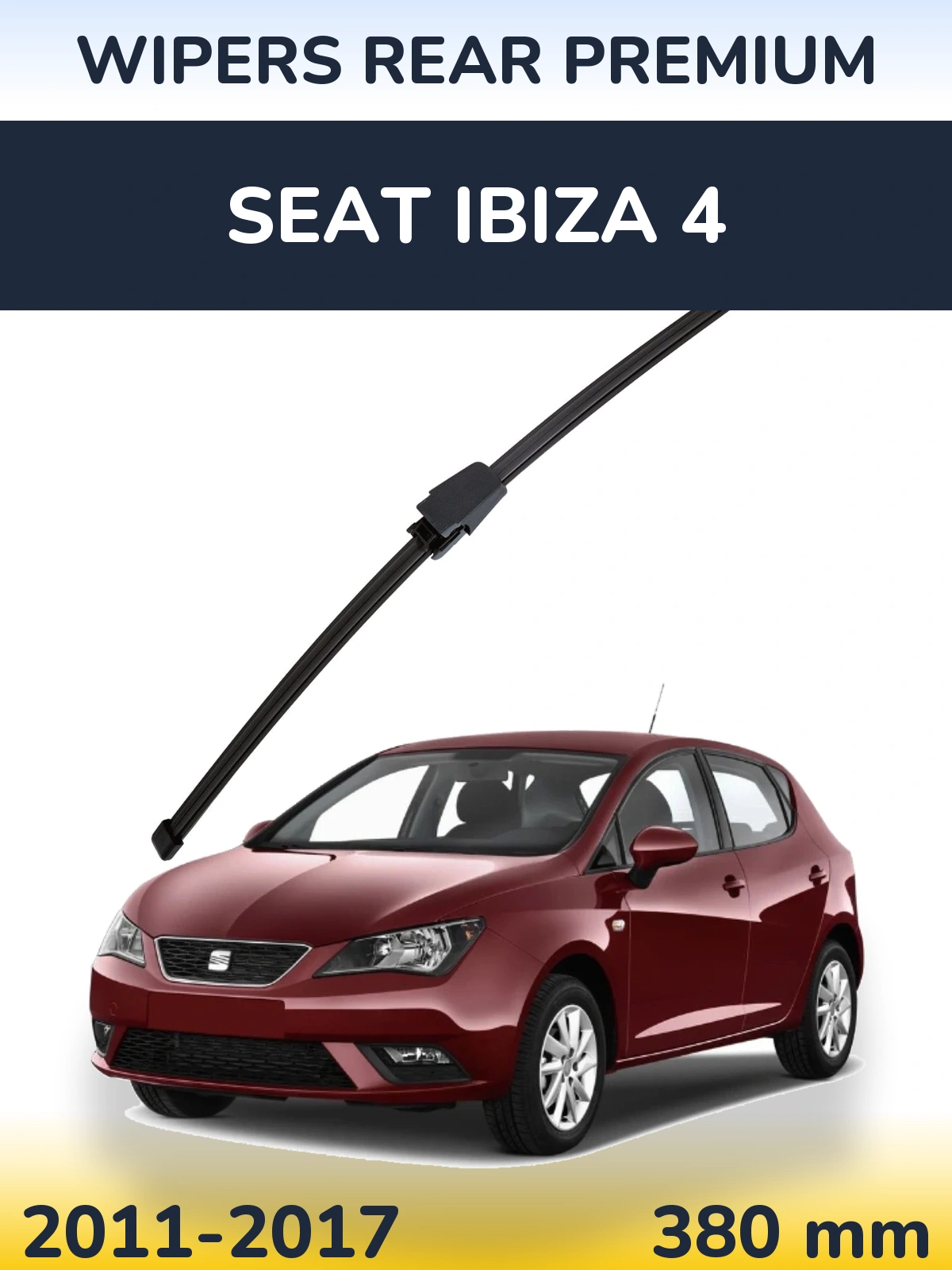Ștergătoare WIPERS REAR PREMIUM pentru SEAT Ibiza 4
