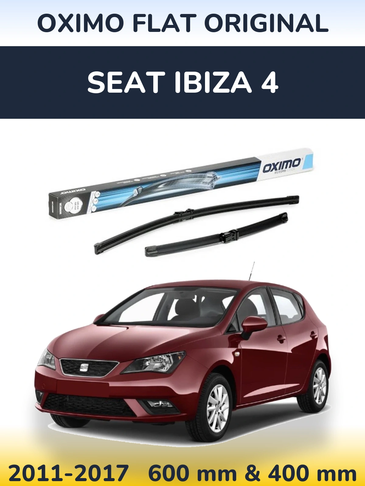 Ștergătoare Oximo Flat Original pentru SEAT Ibiza 4