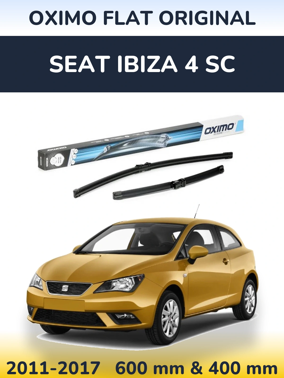 Ștergătoare Oximo Flat Original pentru SEAT Ibiza 4 SC
