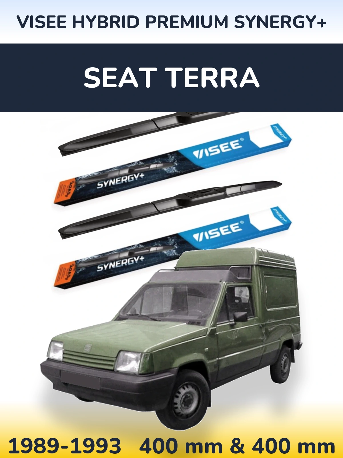 Ștergătoare VISEE HYBRID PREMIUM SYNERGY+ pentru SEAT Terra