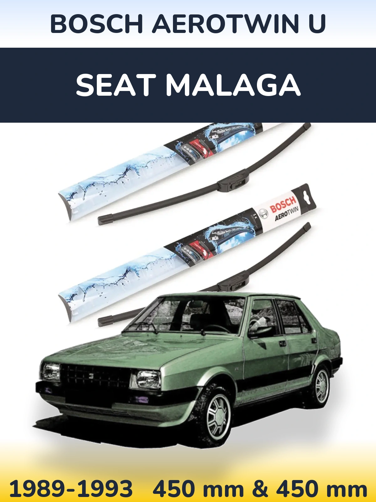 Ștergătoare BOSCH AeroTwin U pentru SEAT Malaga