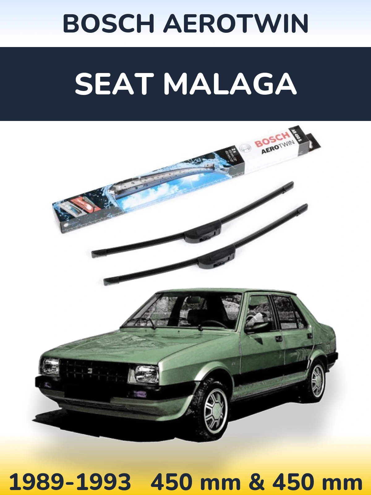 Ștergătoare BOSCH AeroTwin pentru SEAT Malaga