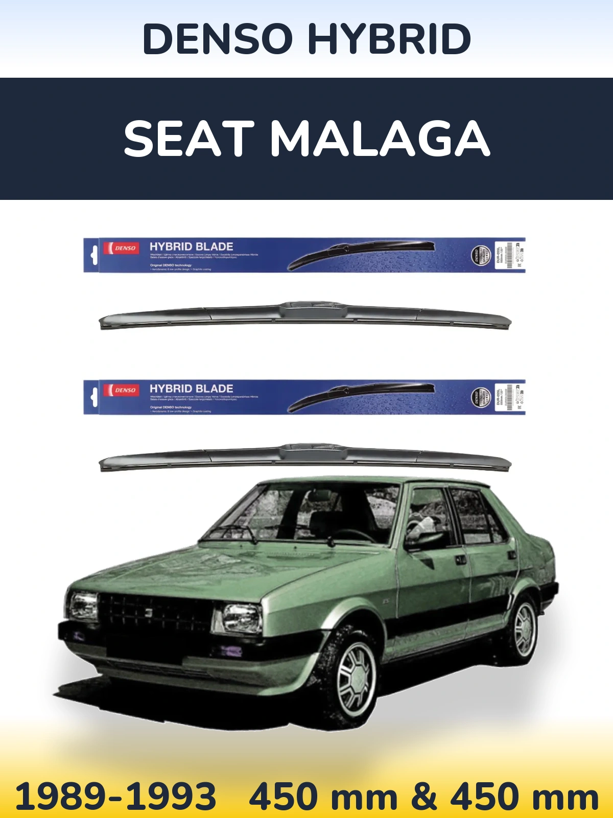 Ștergătoare Denso Hybrid pentru SEAT Malaga