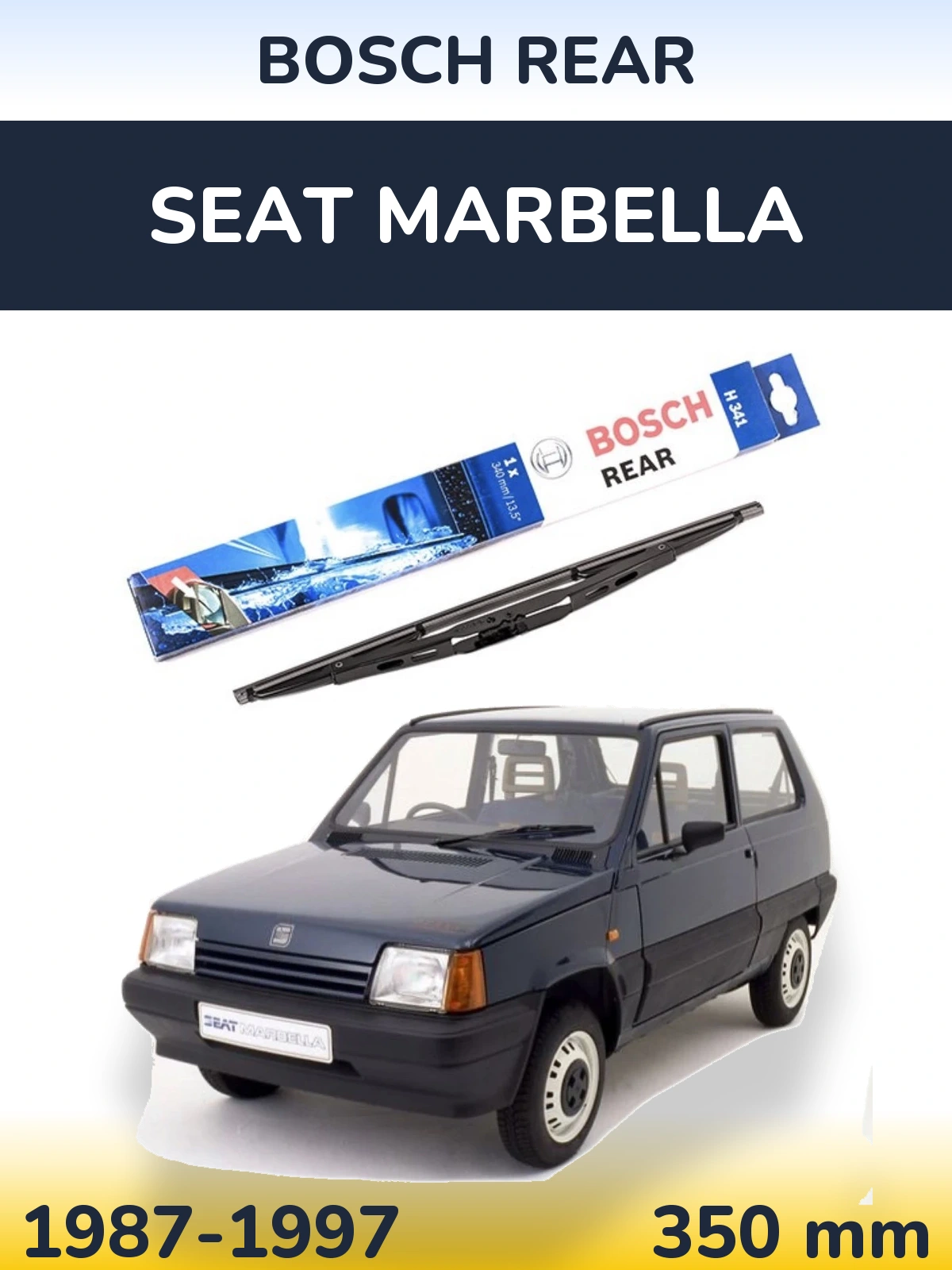 Ștergătoare BOSCH Rear pentru SEAT Marbella