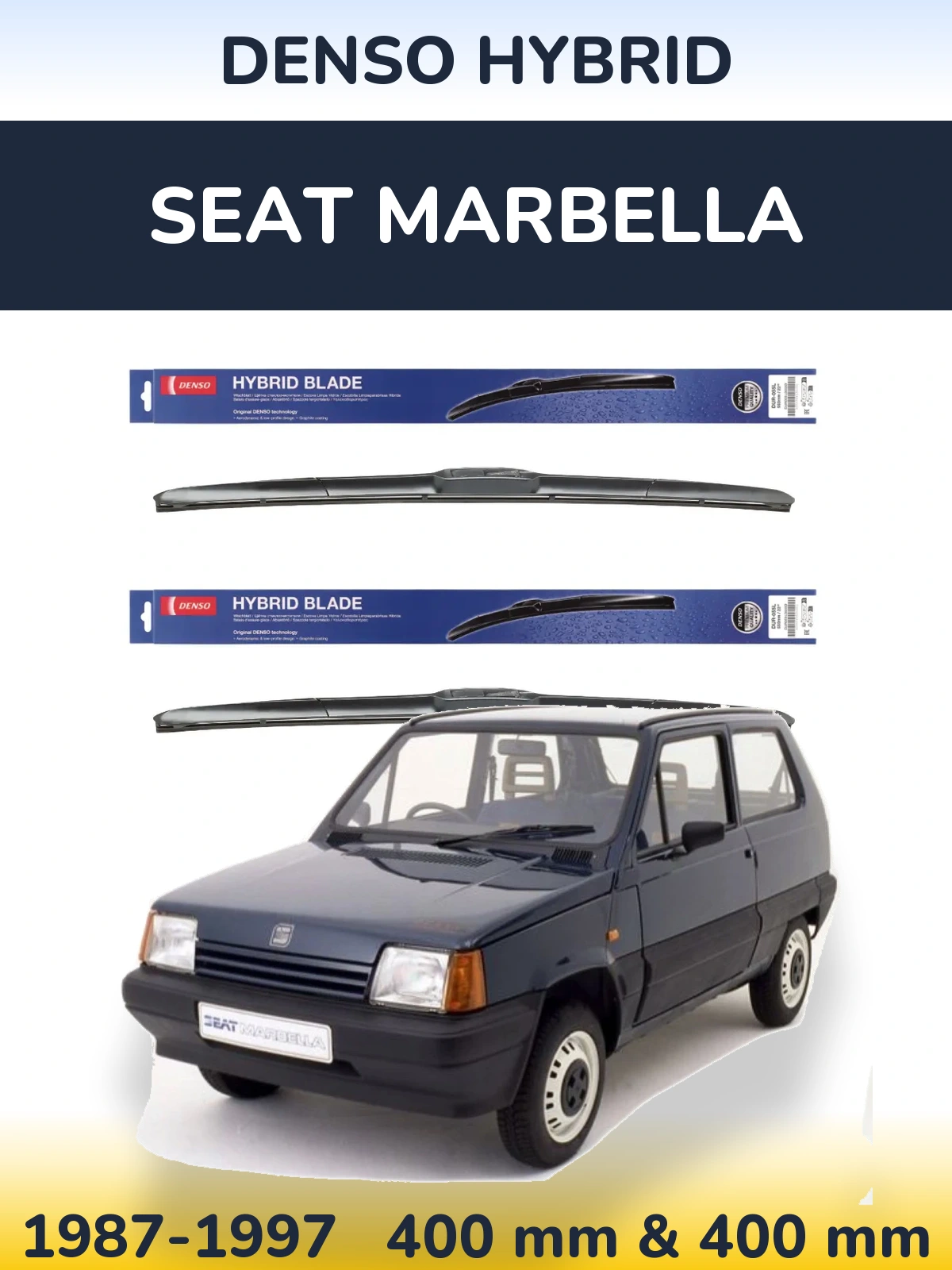 Ștergătoare Denso Hybrid pentru SEAT Marbella