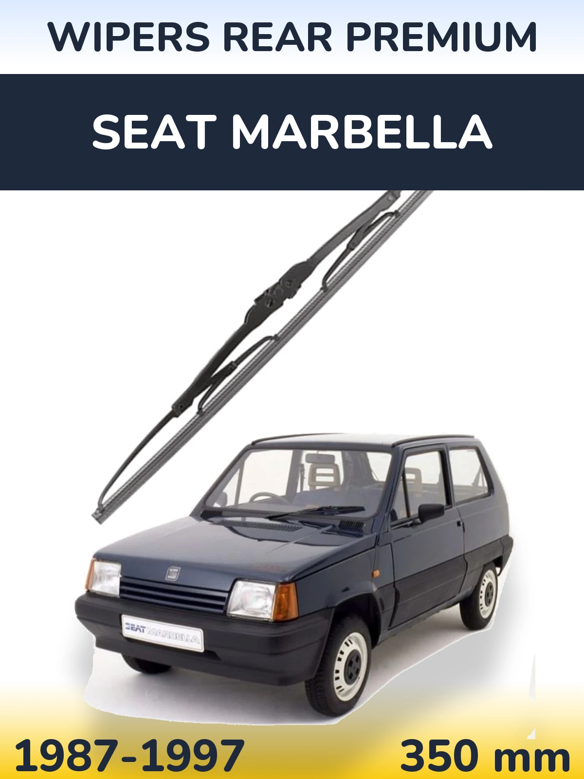 Задний дворник WIPERS REAR PREMIUM 350 мм для SEAT Marbella 1987-1997